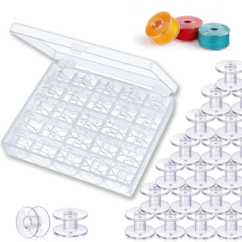 25개 홈 재봉틀 바닥 실 보빈 세트 재봉 액세서리 브 - Sewing Gauge Ruler 리뷰 및 가격