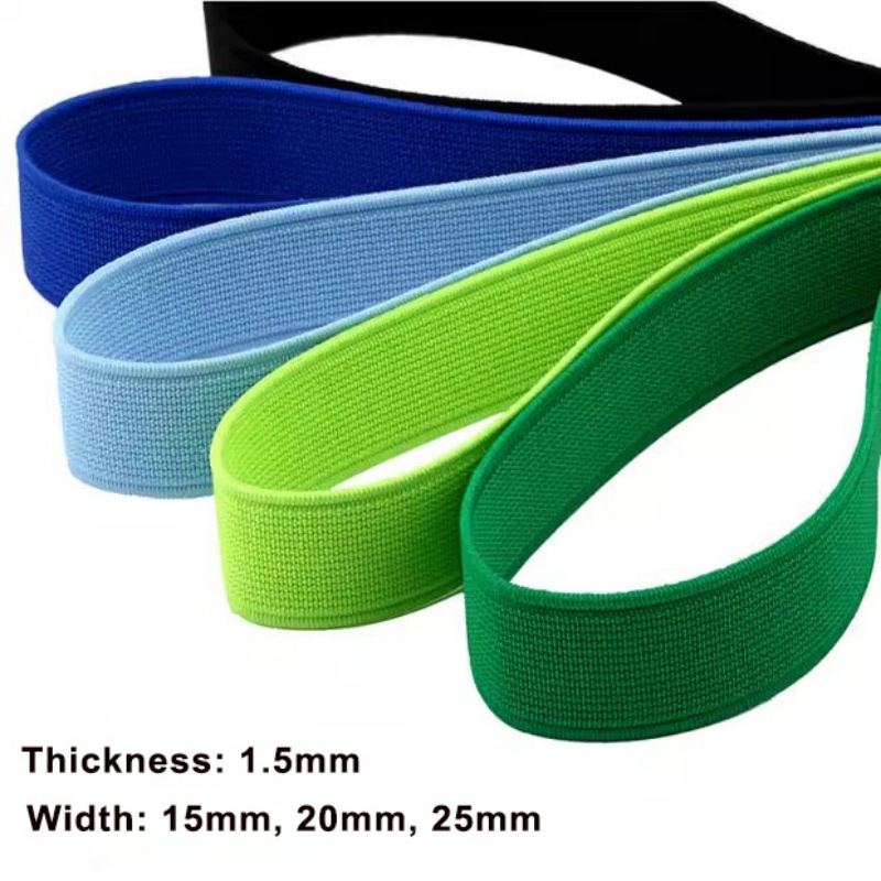 13 색 다채로운 탄성 밴드 1.5mm 두께 15mm/ - Sewing Latex 리뷰 및 가격