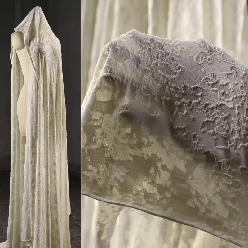 살구색 니트 원단 꽃무늬 질감 빈티지 디자이너 직물 수 - Vintage Sewing Textile 리뷰 및 가격