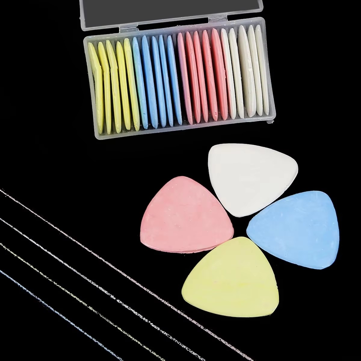 10-30pcs 컬러 화이트 스크래칭 파우더 페인팅 파 - Sewing Gauge Ruler 리뷰 및 가격