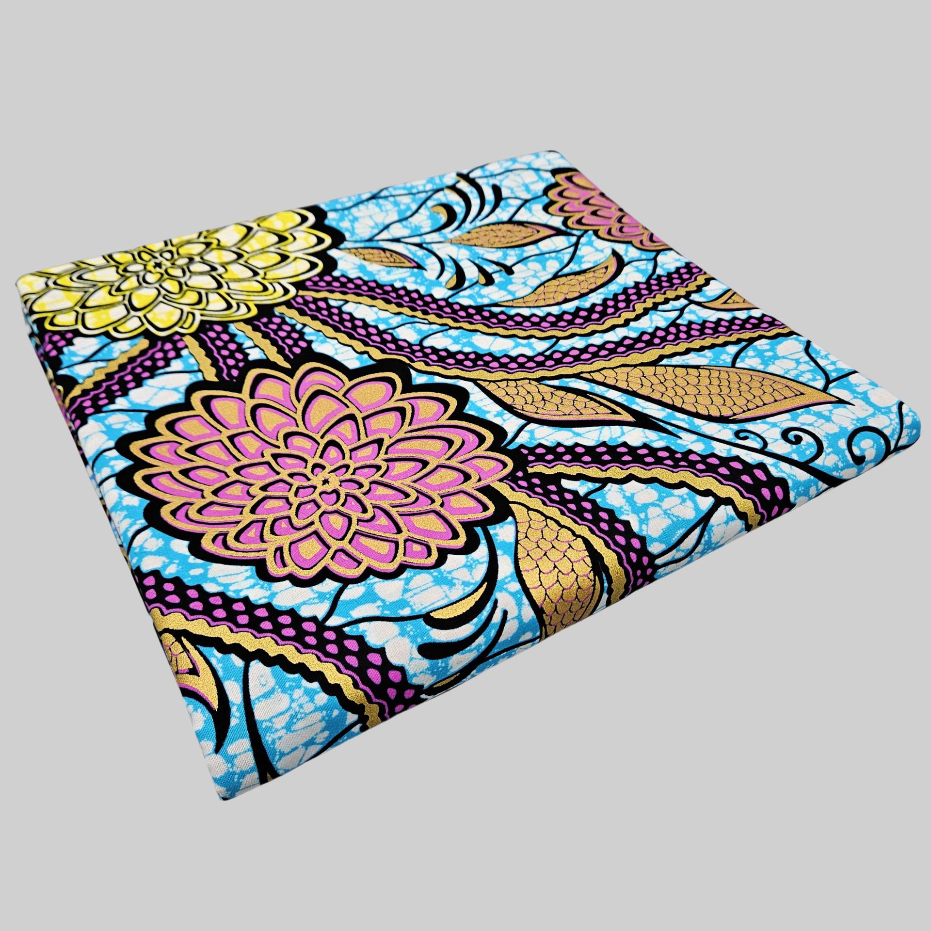 46인치 폭 6야드 길이 꽃무늬 프린트 코튼 아프리카  - Sewing Batik Fabric 리뷰 및 가격