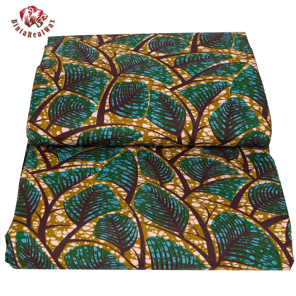 앙카라 아프리카 프린트 잎 패턴 원단 패치워크, 리얼  - Sewing Batik Fabric 리뷰 및 가격