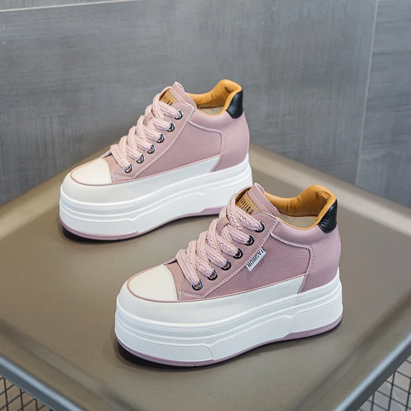 9CM 소가죽 스웨이드 천연 가죽 여성 벌커나이즈드 슈 - Sewing Latex 리뷰 및 가격