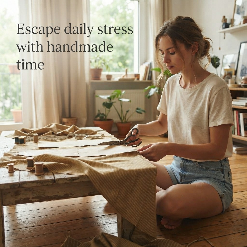 실로 염색한 린넨-면 혼방 스트라이프 원단, 빈티지 레 - Vintage Sewing Textile 리뷰 및 가격